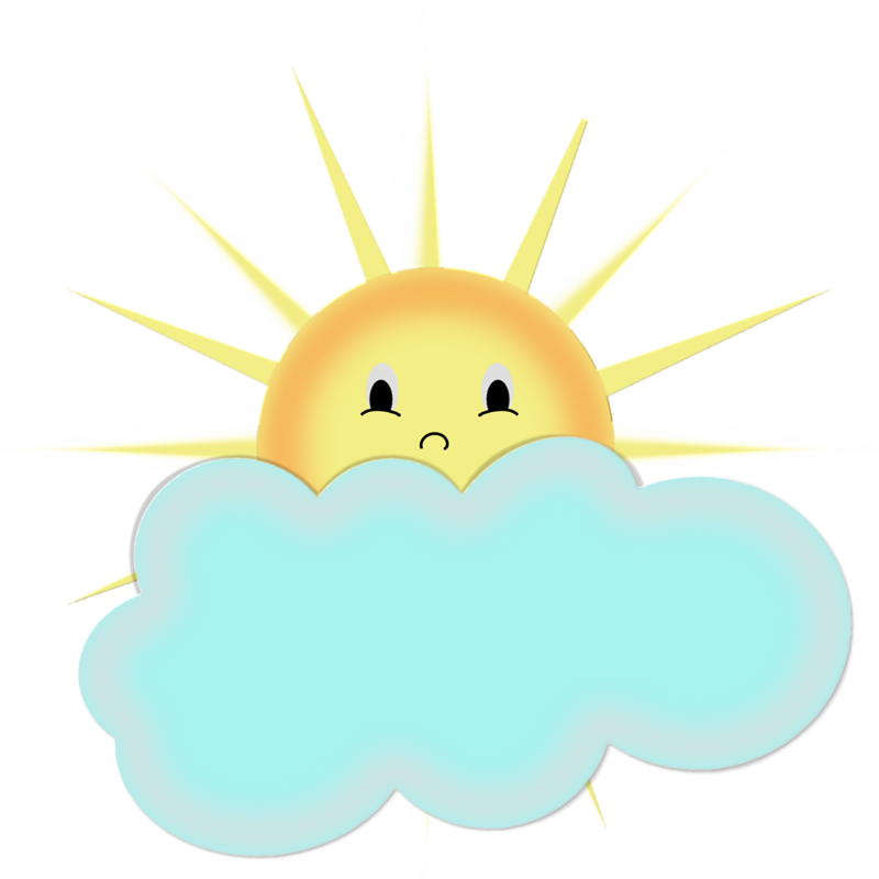 Sol, Lua, Nuvem E Etc - Drawing (800x800)