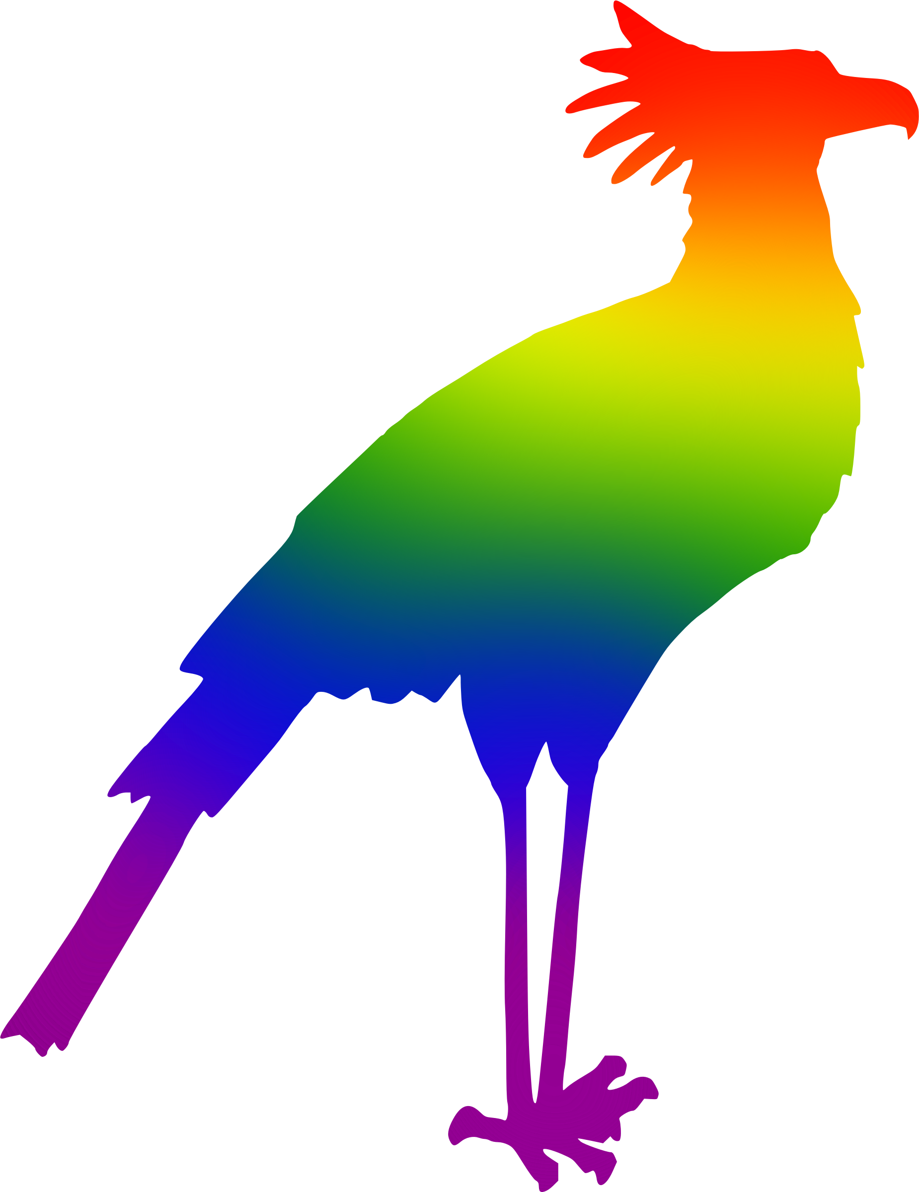 Big Image - Bird Drawing Silhouet (1850x2400)