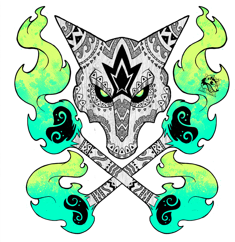 Explore Crossbones On Deviantart - Marowak Alola (800x800)