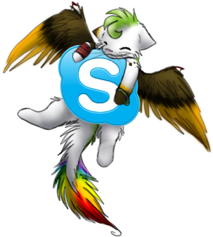 Contact Us - Skype Icon (416x413)
