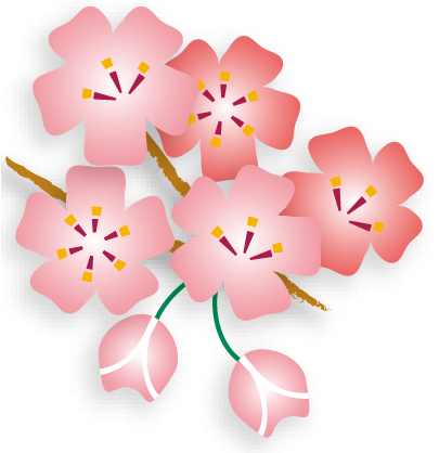 From - フリー 素材 桜 (417x417)