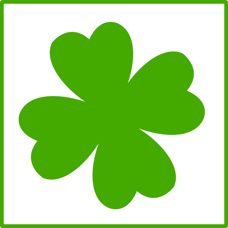 Four Leaf Clover Image - Four Leaf Clover No Stem (800x800)