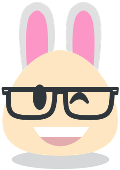 Hip Rabbit • - Cartoon (500x500)