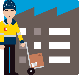 Reliable Delivery & Returns - Cartoon (400x300)