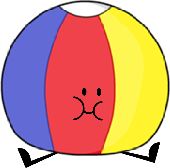 Beach Ball Pose - Object Shows Beach Ball (655x647)