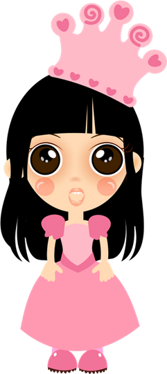 Princesas & Príncipes E - Cartoon (241x540)