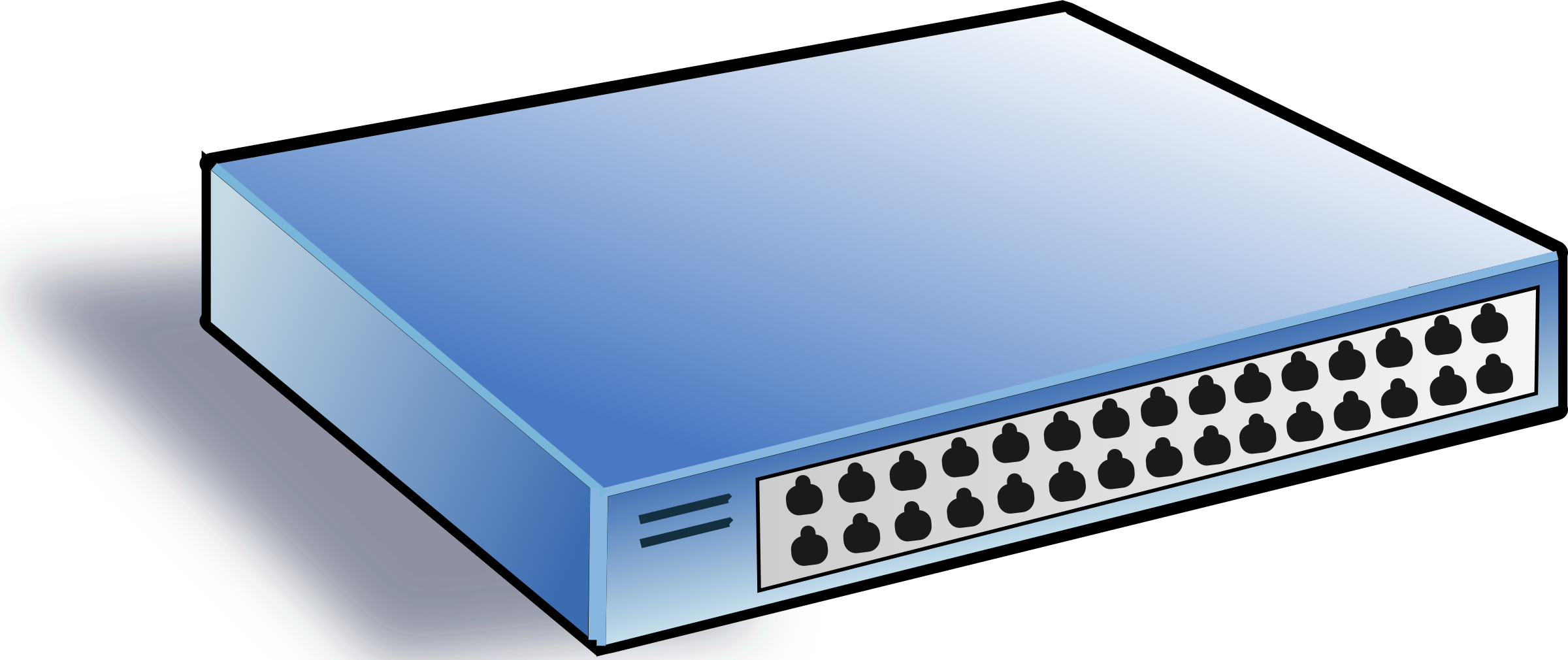 Net Switch - Switch Clipart (2400x1010)