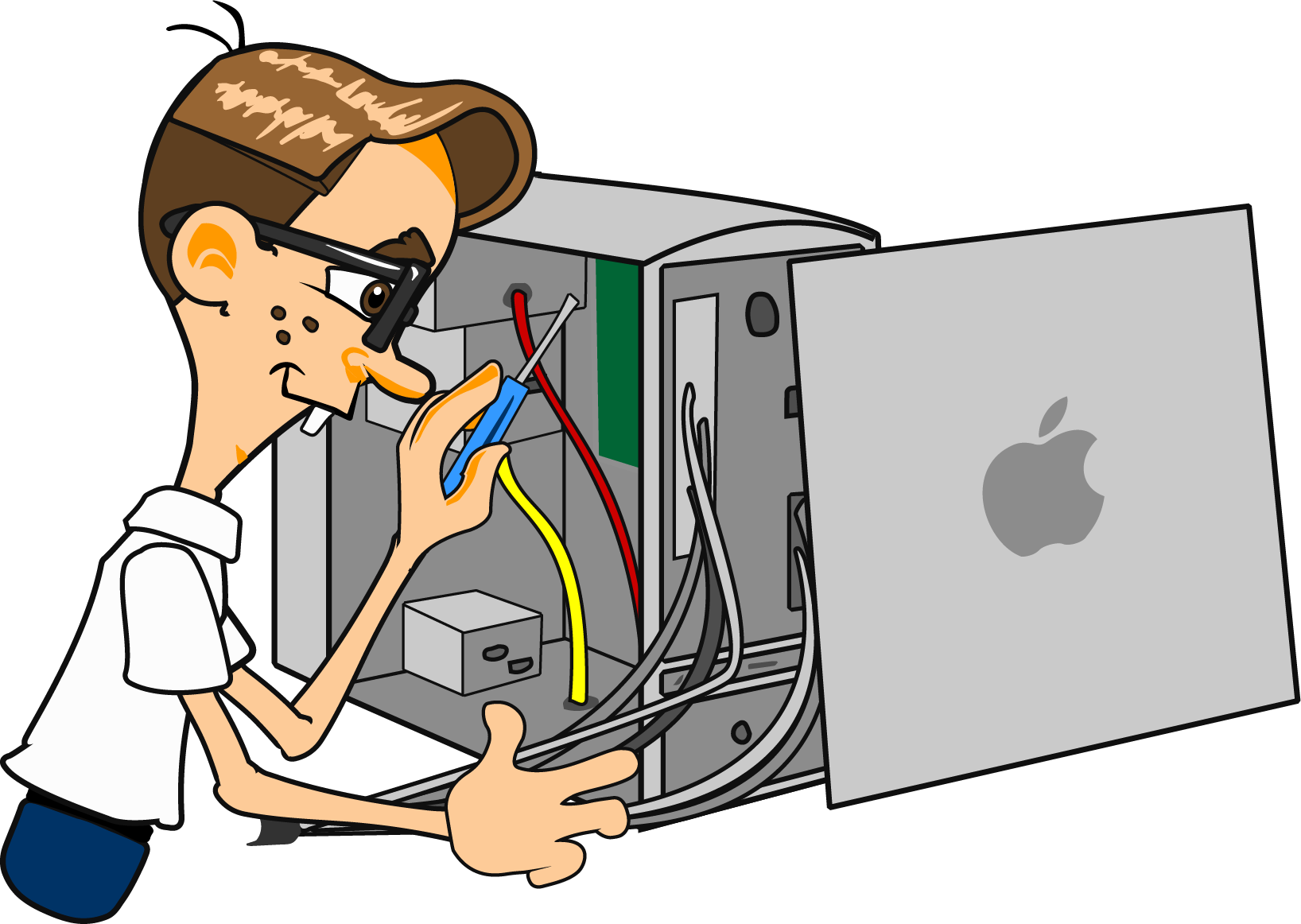 Hardware And Software Are Not The Same Thing Types - Computer Hardware Servicing Clipart (1636x1162)