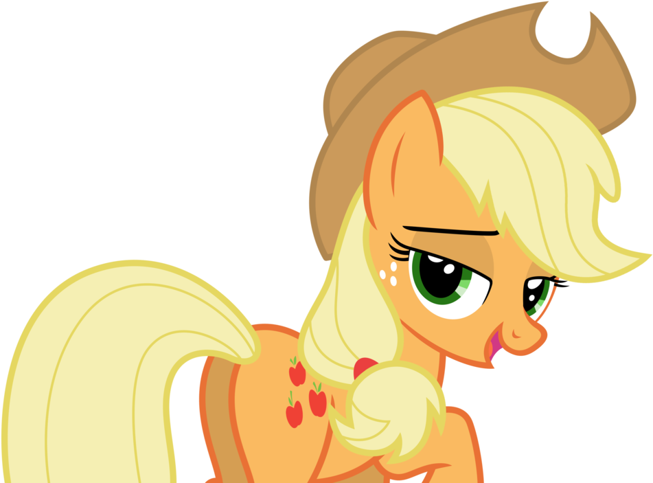 Applejack 13 By Estories - Mlp Applejack Vector (1024x739)
