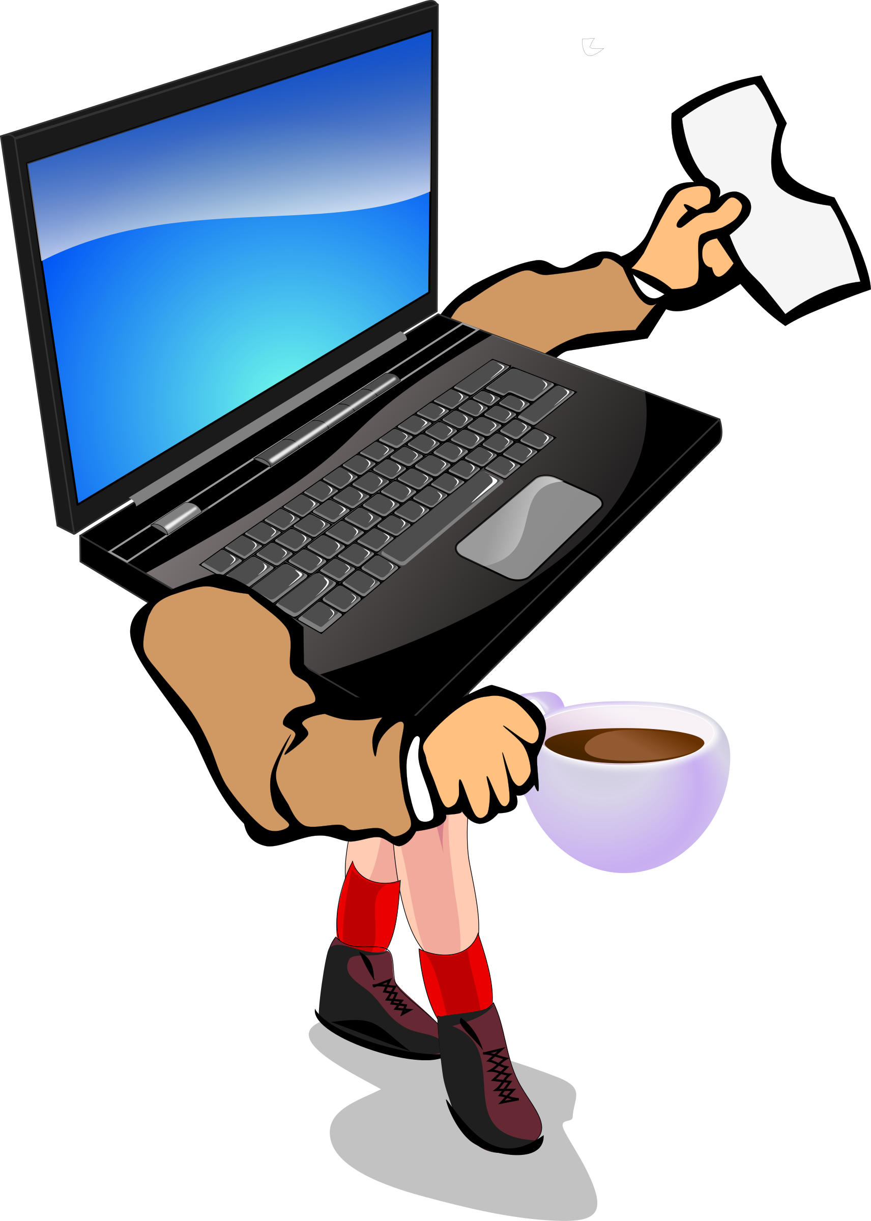 Walking Laptop - Walking Laptop (1712x2400)