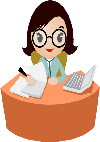 Secretary Clipart (512x512)