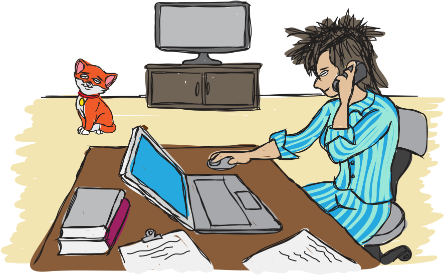Workfromhome2 - Cartoon (1000x642)