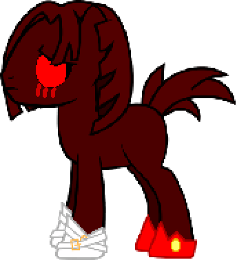 Knucklesexe Pony - Knuckles Exe (344x376)