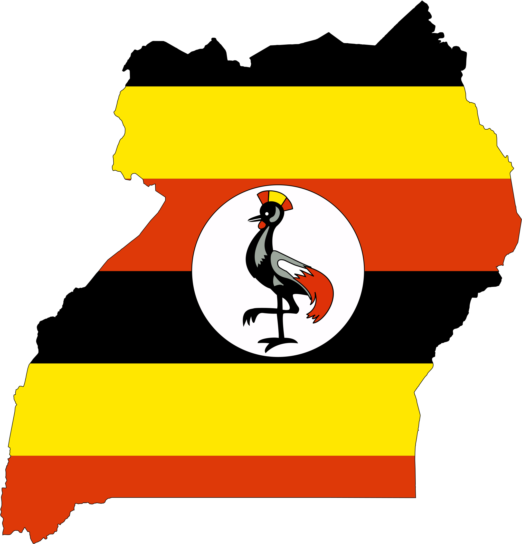 Drapeau De L Ouganda (2048x2134)