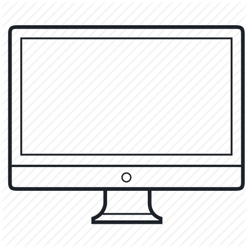 Computer Line Art - Computer Line Art (512x512)