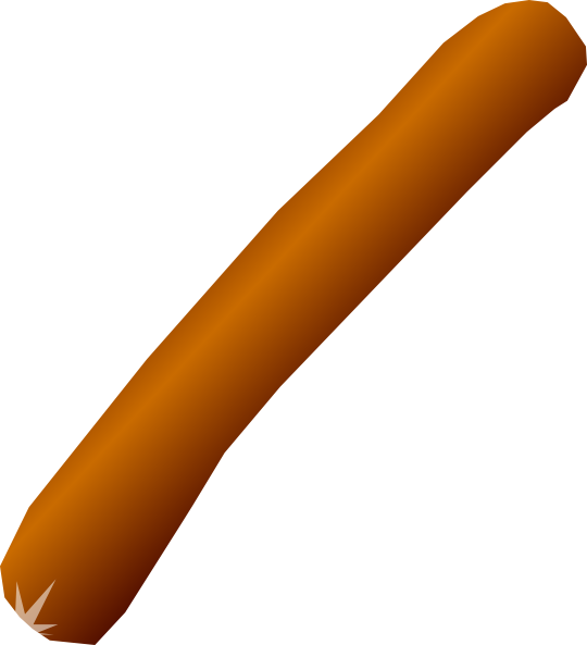 No Hot Dog Bun Clipart - Hot Dog No Bun Png (540x593)