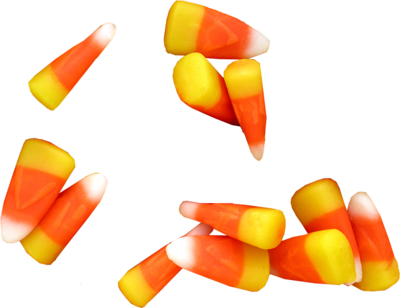 Candy Corn Psd - Candy Corn Transparent Background (400x308)
