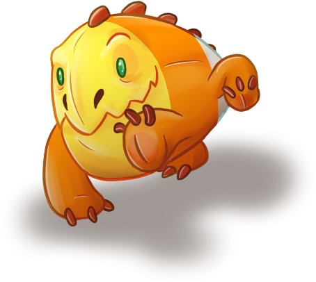 Candy Corn Munsta By Kegawa - Cartoon (463x413)