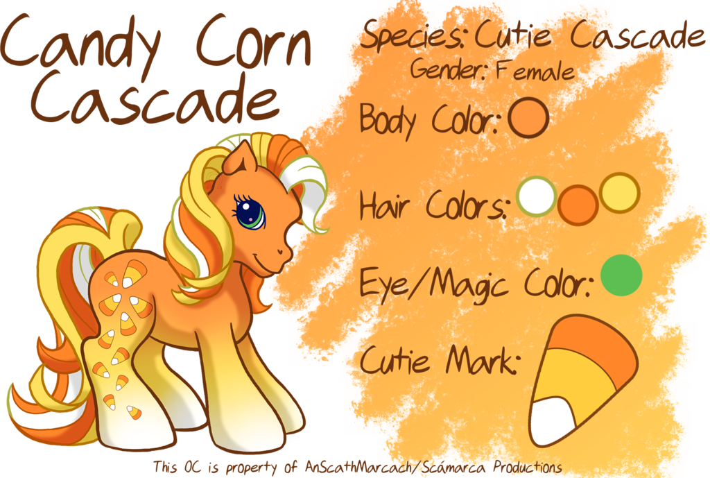 Candy Corn Cascade Ref By Anscathmarcach - Candy Corn Pony (1024x689)