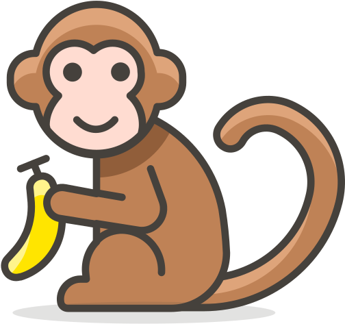 Monkey, Animal Icon - Macaco Icon (512x512)