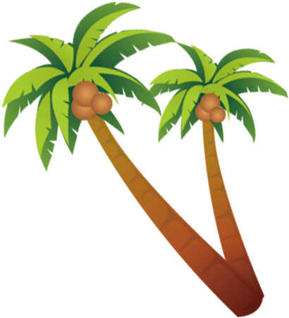 Coconut Tree Pattern - Coconut Tree Pattern (1000x1000)