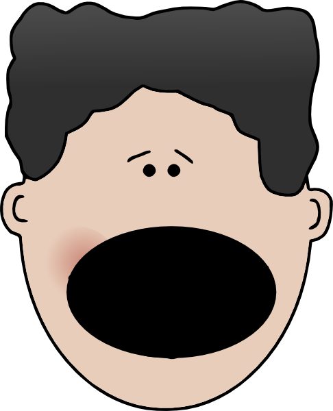 Smiley Face With A Mustache (486x600)