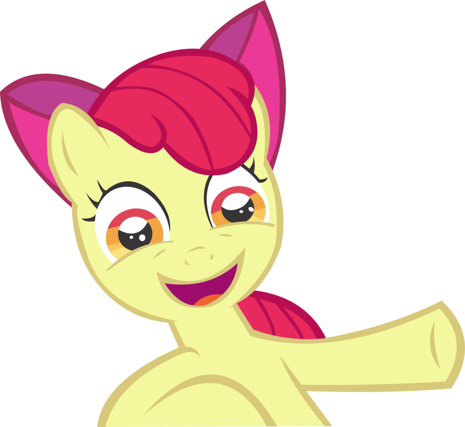 Apple Bloom Vector - Cartoon (932x857)