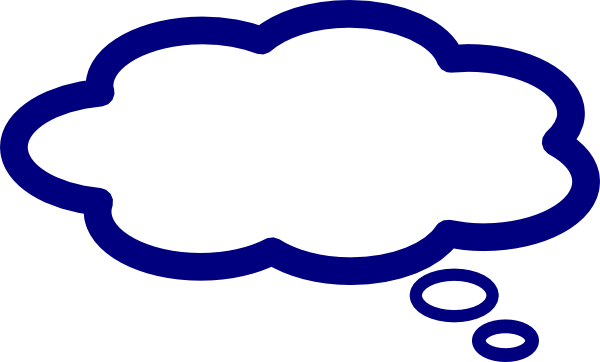 Animated Thinking Bubble Clipart - Thought Bubble Clip Art (600x362)