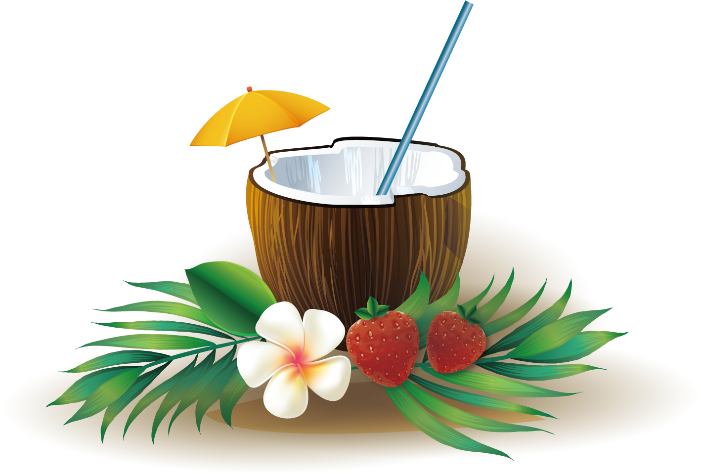Juice Coconut Water Happy Eid Shrimp Curry - 16. Geburtstag-einladung, Hawaiisches Luau Karte (1600x1600)