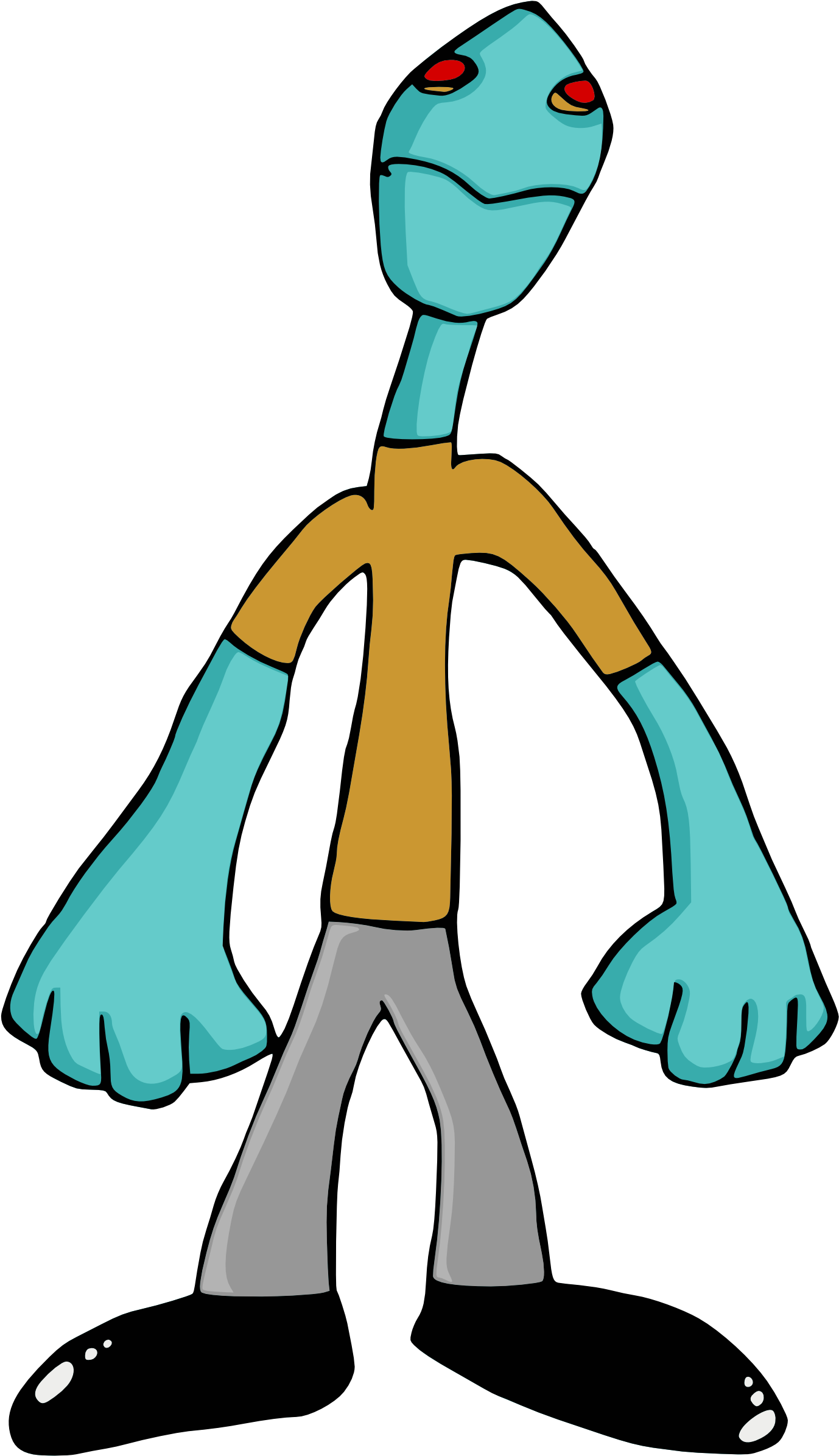 Zombie Clipart Transparent (1969x2626)