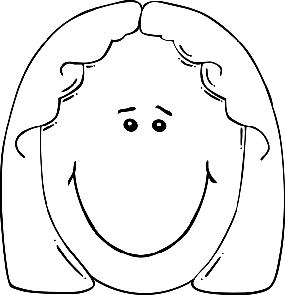 Redhead Person Clipart (576x597)
