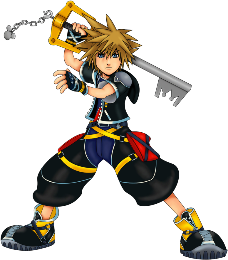 Sora Kingdom Hearts 2 (855x934)