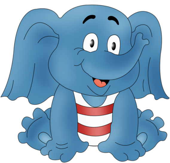 Elephants - Clip Art (600x680)