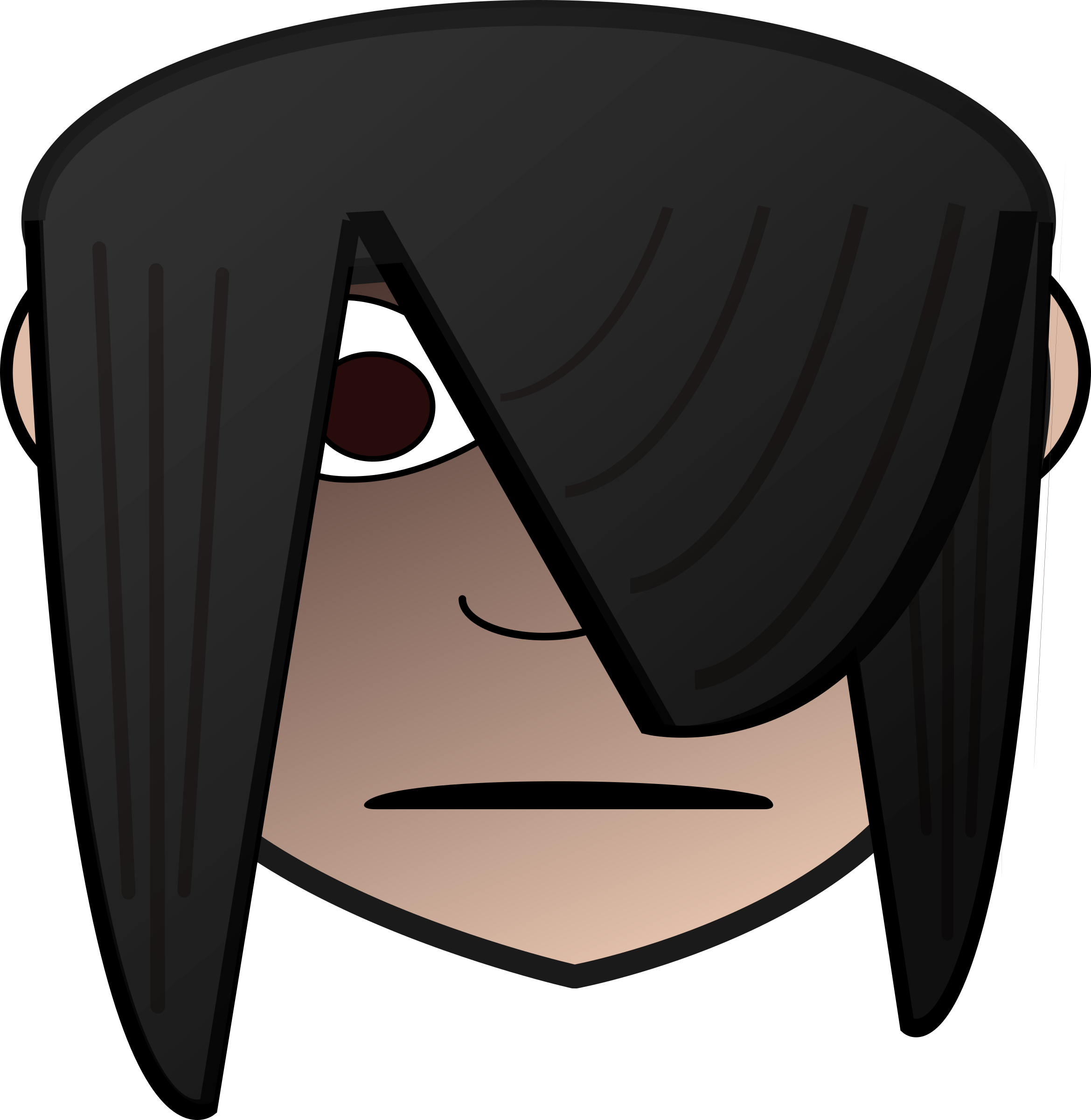 Clipart - - Emo Clip Art (2339x2400)