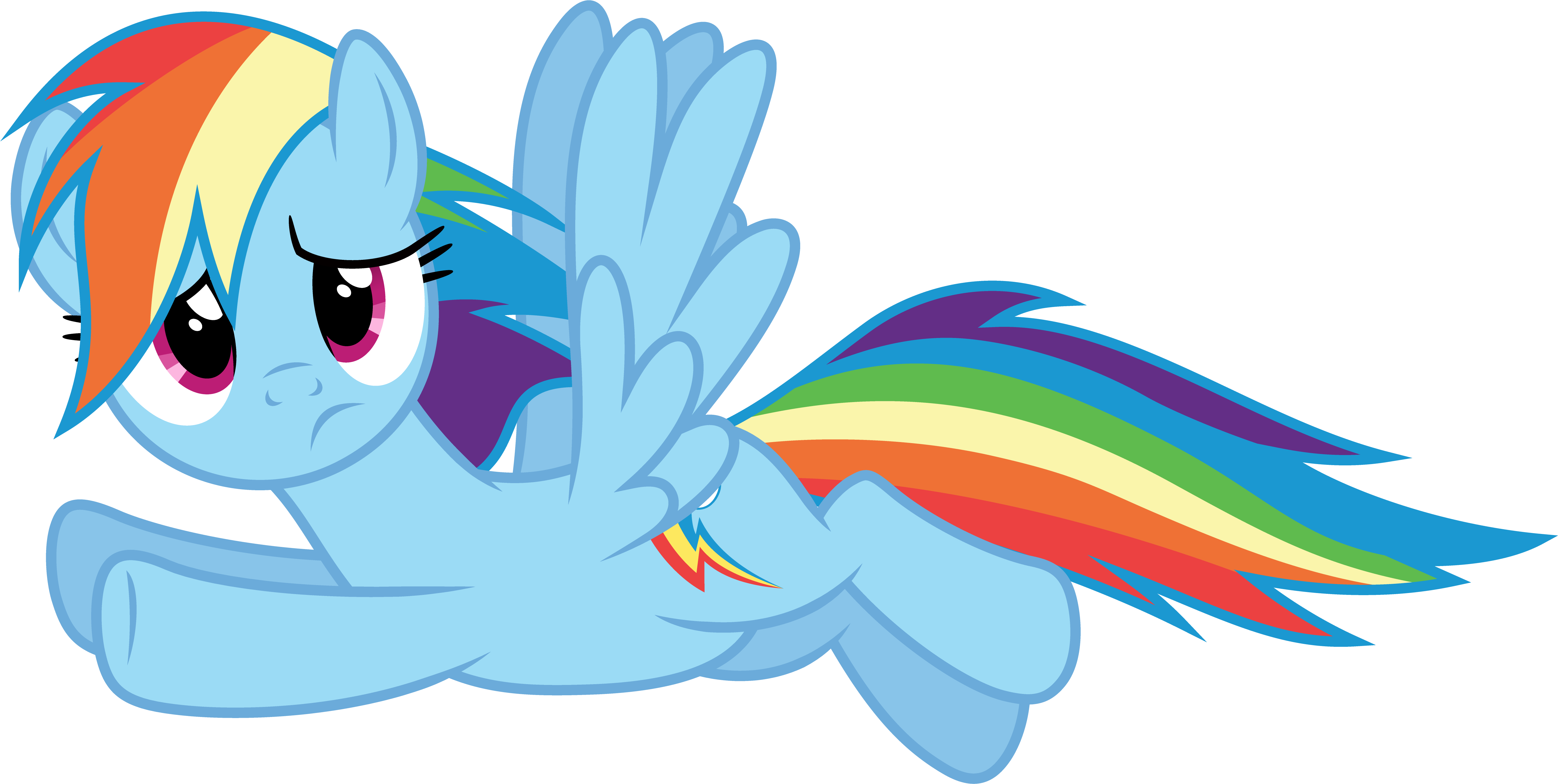 Vector - Rainbow Dash (6000x3103)
