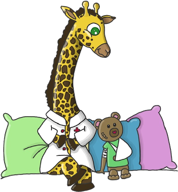 Girafes - Cartoon (400x400)