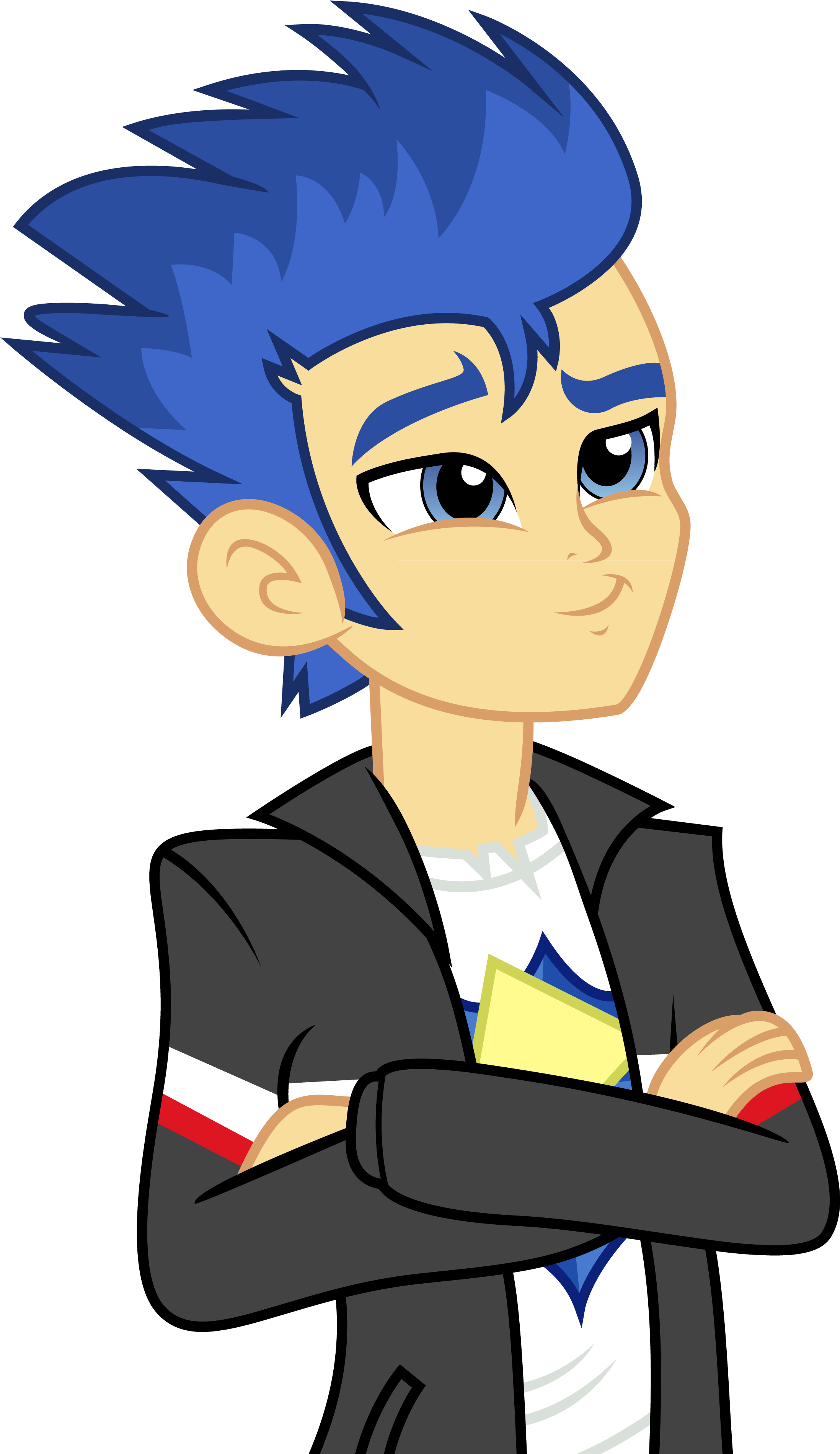 Flash Sentry Smiling By Paulysentry - Mlp Eg Flash Sentry (2360x3887)