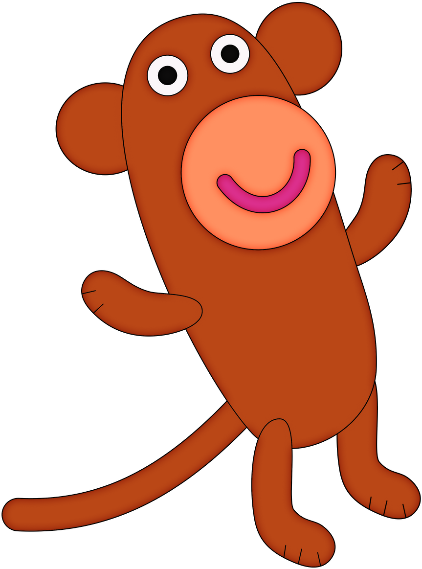 Peppa - Minus - Peppa Pig Monkey (900x1198)