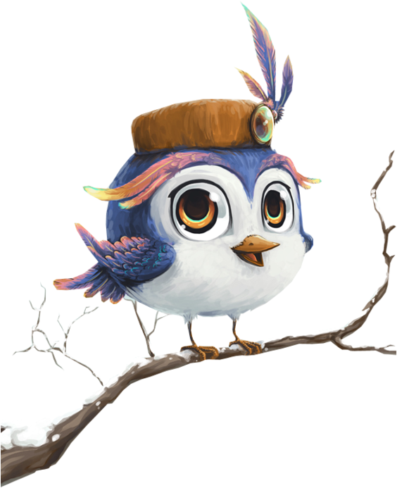 Bird Drawing Winter - Bird Drawing Winter (564x800)