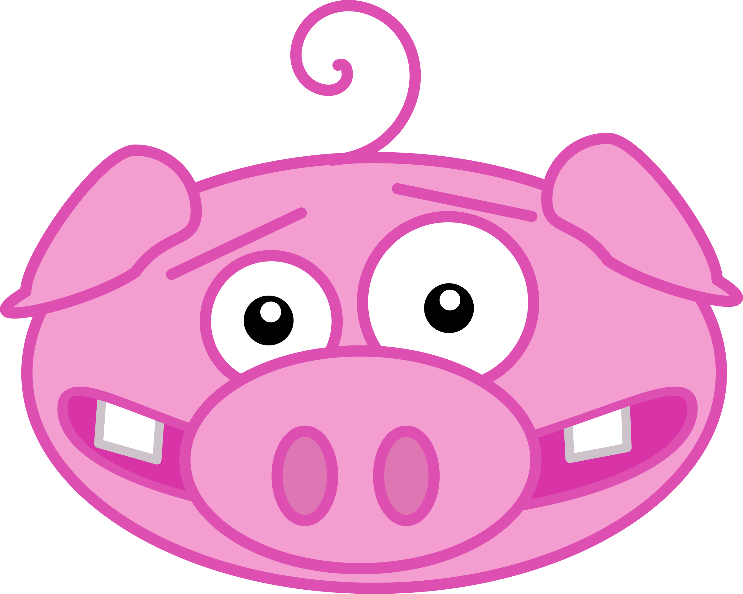 Pig - Pig Clipart (2400x1919)