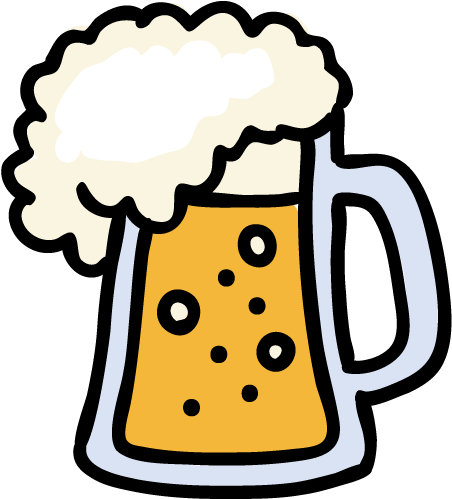 Pixel - Beer Glass Outlien (512x512)