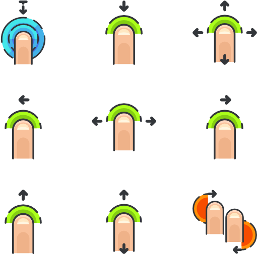 Finger Gestures - Finger (600x564)