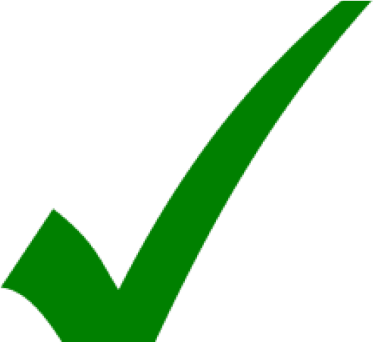 Green Ticks - Clip Art (640x480)