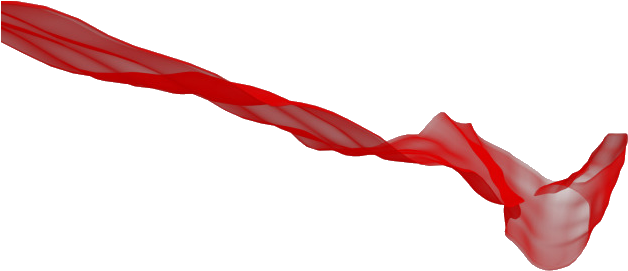 Red Ribbon Silk Computer File - 丝绸 素材 (754x693)