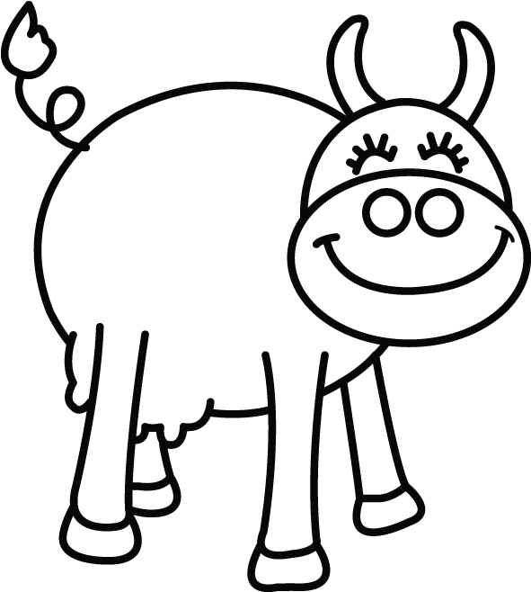 How To Draw A Cow, Easy Step By Step Drawing Tutorial - Drawing (720x1280)