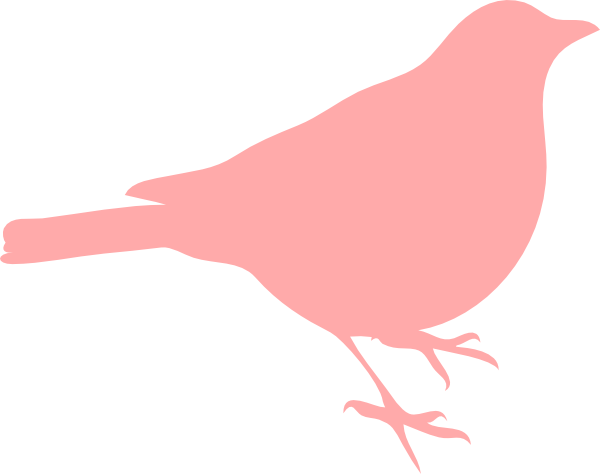 Pink Bird Silhouette (600x474)