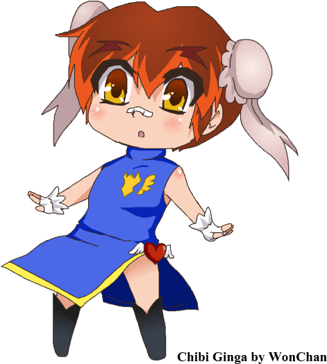 Chinese Ginga Chibi By Wonchan108 - Chibi (500x550)