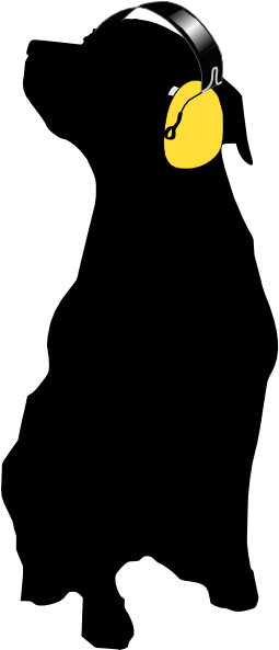Sitting Dog Silhouette (312x592)