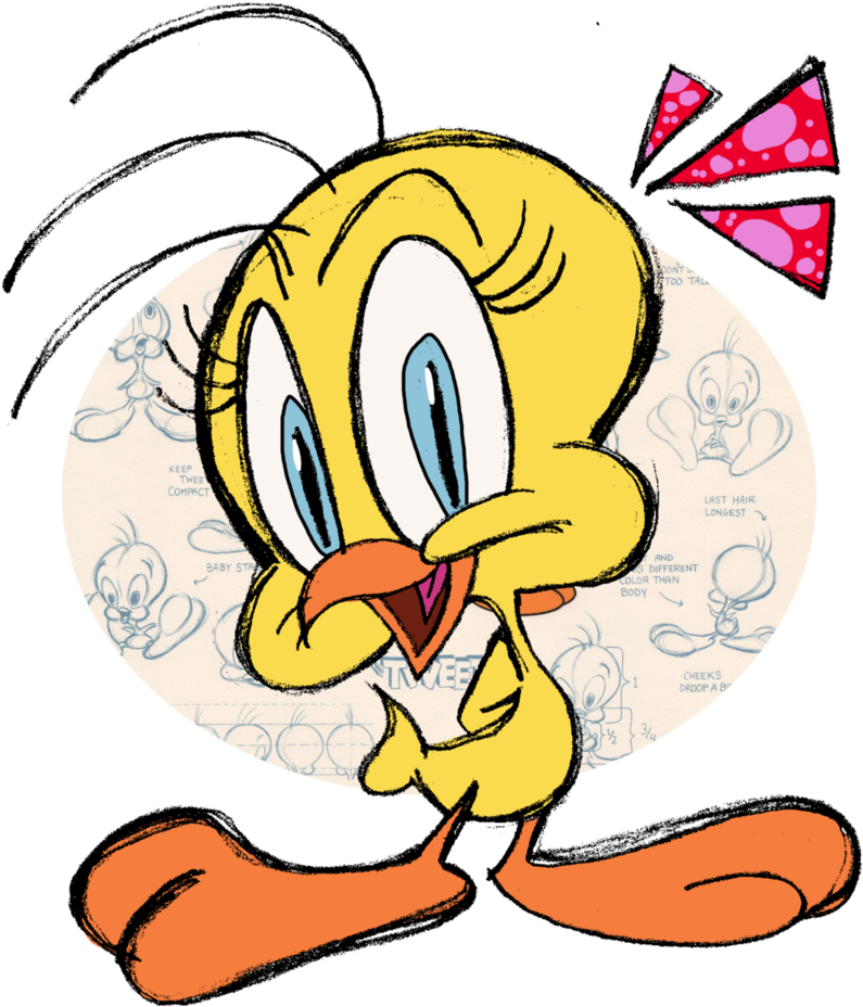 Tweety Pie By Eeyorbstudios - Tweetie Pie (816x979)