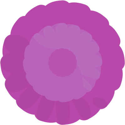 Purple Flower Icon - Circle (550x550)